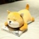 Magasság: 35 cm - Újdonság, 35-75 cm Aranyos Corgi & Shiba Inu Kutya Plüss Játékok Kawaii Fekvő Husky Párnával