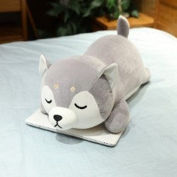 Magasság: 35 cm - Új érkezés 35-75 cm aranyos Corgi & Shiba Inu kutya plüss játékok kawaii fekvő husky párnával