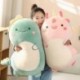 Magasság: 45cm - 45/60/80 cm-es plüss játék állat kawaii egyszarvú dinoszaurusz oroszlán puha nagy párna haver töltött