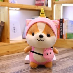 Magasság: 35 cm - Új 25-50 cm-es cuki mókus Shiba Inu kutya plüssjáték, kitömött puha állat corgi chai párna