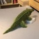 Magasság: 90 cm - 90/120 cm-es kitömött állat valós aligátor plüssjáték szimuláció krokodil babák Kawaii ceative