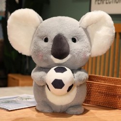 Magasság: 25 cm - 25-50 cm Aranyos, nagy méretű sport koala plüss párna játékok, szép tartó ütő kosárlabda koala