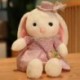 Magasság: 35 cm - 1 db 35/55/75 cm-es Szép öltözött nyúl plüss játékok Kawaii Dolls Töltött puha állati nyúl babák