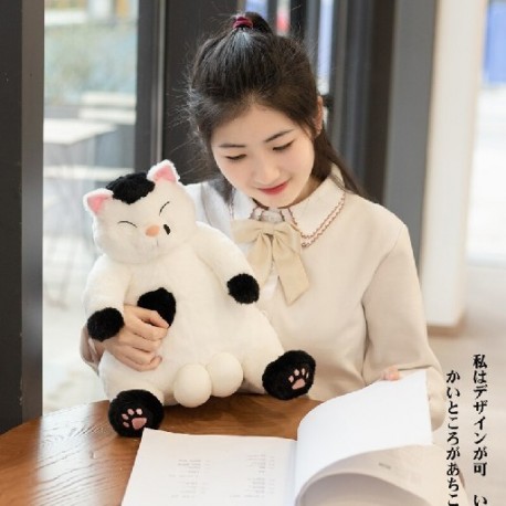 Magasság: 35 cm - 35/45 cm Japán kawaii puha plüss macskajátékok kitömött állat babák gyerekeknek ajándék kedves