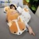 Magasság: 40 cm - 40-80 cm-es óriási méretű aranyos corgi kutya plüssjátékok kitömött állat kiskutya kutyapárna puha