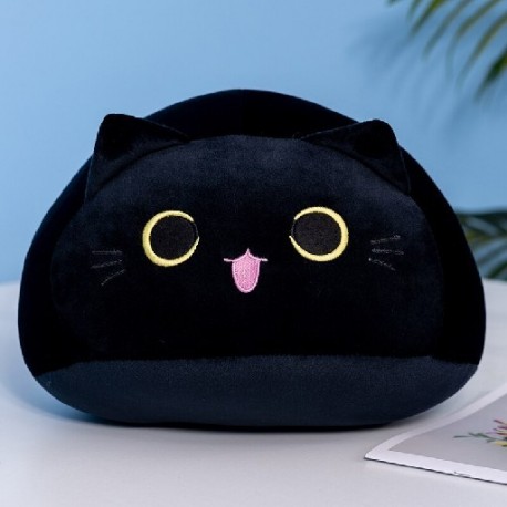 Magasság: 20x15 cm - 20/30/40 cm Rajzfilm macska Shiba Inu plüssjátékok Kawaii kerek állatpárna kanapépárna, kitömött