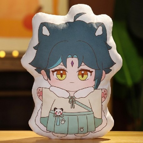 Szín: 13 - 45 cm Genshin Impact Arataki itto Hu Tao XIAO Zhongli Morax Kamisato Ayato Tartaglia Klee Cosplay Anime