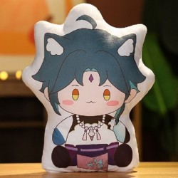 Szín: 14 - 45 cm Genshin Impact Arataki itto Hu Tao XIAO Zhongli Morax Kamisato Ayato Tartaglia Klee Cosplay Anime