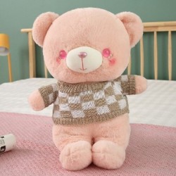 Magasság: 35 cm - 35/50/70 cm Szép óriás pulóver Teddy Bear Peluche játékok kitömött puha állatpárna Kawaii medve