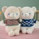 Magasság: 35 cm - 35/50/70 cm Szép óriás pulóver Teddy Bear Peluche játékok kitömött puha állatpárna Kawaii medve