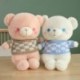 Magasság: 35 cm - 35/50/70 cm Szép óriás pulóver Teddy Bear Peluche játékok kitömött puha állatpárna Kawaii medve