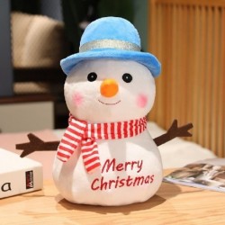 Magasság: 35 cm - 25/45 cm új stílusú karácsonyi baba kitömött plüss hóember baba rajzfilm plüss párna játék