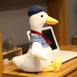 Magasság: 30 cm - 30-75 cm-es szép festőlúd plüssjáték aranyos állat, népszerű kitömött baba divat kreatív