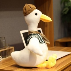 Magasság: 30 cm - 30-75 cm-es szép festőlúd plüssjáték aranyos állat, népszerű kitömött baba divat kreatív