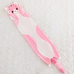 Magasság: 90 cm - Hot Sale 50-130CM Aranyos plüss macskabőr babák Kitömött macskajátékok Félkész termék Párna