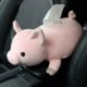 Szín: malac - Kawaii Unicorn autó malac husky macska papírtörlő plüss állatok selyemkendő otthoni kanapé papír