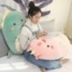 Magasság: 45cm - 45/80 cm Squishy játék Kawaii állati zsír dinoszaurusz Shiba Inu kutyapárna plüss játékok Aranyos