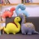 Szín: zöld - 1 db 30 cm-es kreatív rajzfilm dinoszaurusz plüss játékok kitömött állatok plüss dinoszaurusz párna
