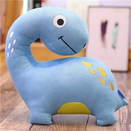 Szín: kék - 1 db 30 cm-es kreatív rajzfilm dinoszaurusz plüss játékok kitömött állatok plüss dinoszaurusz párna