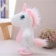 Miaoowa 1db 18 cm-es Kawaii sétáló és beszélő egyszarvú plüss játék Hanglemez plüss egyszarvú kitömött játékok