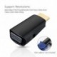 HDMI Male to VGA Női 1080p Video Converter Adapter 3,5 mm-es Audio Cable for PC RF