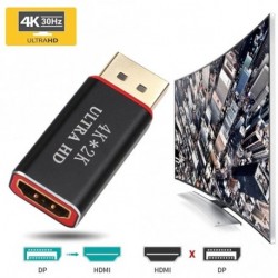 Kijelzőport DP Male to HDMI női kábel átalakító adapter PC 4K * 2K 3D