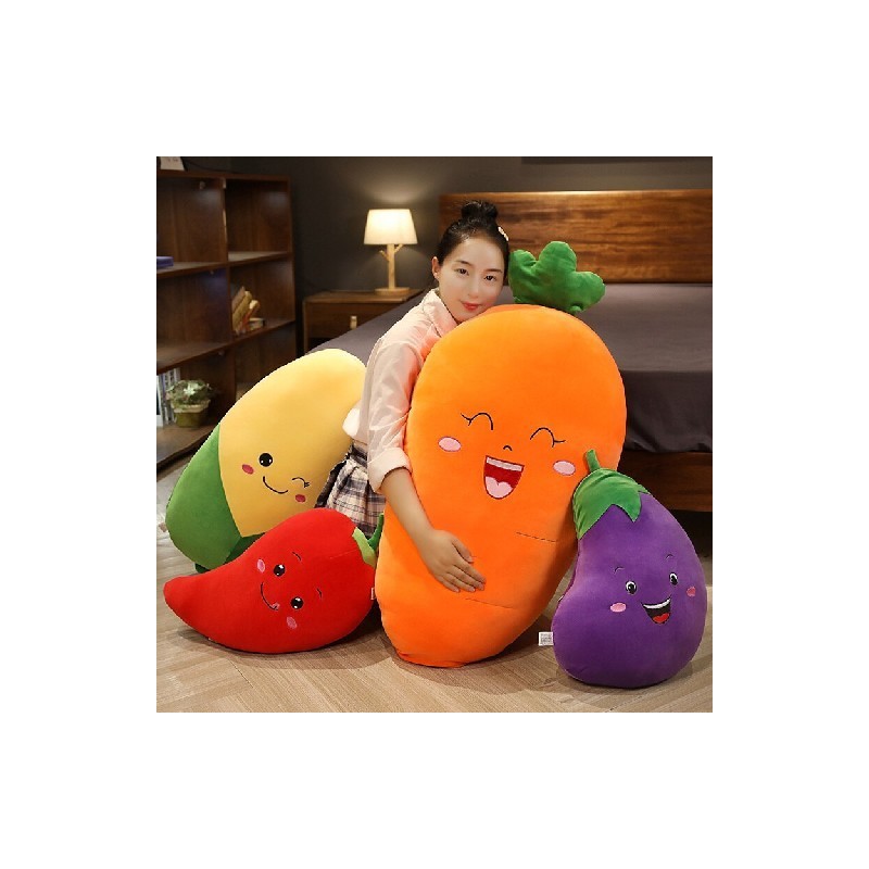 Szín: papír - 1db 30/50/75cm Lovely Zöldség plüss játékok Kawaii ...