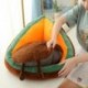 Szín: 2 - Töltött puha avokádó békatojás plüss párna szőnyeg Kawaii többfunkciós plüss párna fekvő párna otthoni