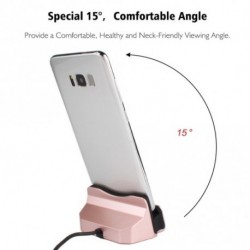 Univerzális töltőállomás asztali dokkoló töltő Sync Data USB-kábel Type C-hez