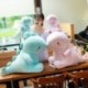 Magasság: 30 cm - 30-50 cm Szép kövér dinoszaurusz plüss játékok Kawaii kitömött puha állatbaba párna gyerekeknek
