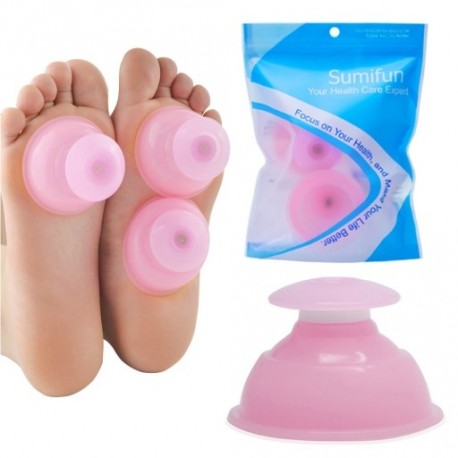 Sumifun 1db Szilikon masszázs vákuumos testkagyló Anti Cellulite család Teljes testmasszázs