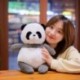 Szín: panda - 1 db 40 cm-es Kawaii plüss Panda Fox játékok, állati párnával töltött puha babák babáknak