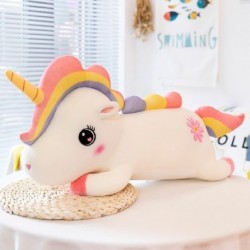 Magasság: 40 cm - 40/60 cm Szép szivárványos egyszarvú plüssjátékok Óriás Unicornio kitömött állatjáték Puha ló