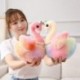 Magasság: 30 cm - 25/30/40 cm Kawaii Rainbow plüss hattyújátékok kitömött állat hattyú viselet koronahercegnős