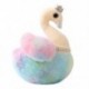 Magasság: 30 cm - 25/30/40 cm Kawaii Rainbow plüss hattyújátékok kitömött állat hattyú viselet koronahercegnős