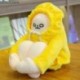 Szín: sárga - 18 cm Vicces WOONGJANG babák sárga banán férfi plüssjátékok Korea Népszerű anime megnyugtató babák