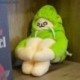Szín: sárga - 18 cm Vicces WOONGJANG babák sárga banán férfi plüssjátékok Korea Népszerű anime megnyugtató babák