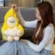 Szín: sárga - 18 cm Vicces WOONGJANG babák sárga banán férfi plüssjátékok Korea Népszerű anime megnyugtató babák