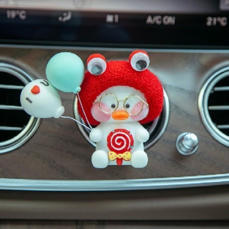 Szín: 3 - 10 cm Aranyos Lalafanfan Duck plüss játékok Hialuronsavas kacsa levegőkivezető baba kitömött állatok párna