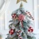 Szín: cukorka 3 - Többstílusú, aranyos cukorka vesszők karácsonyi labdák karácsonyfadíszek 2023 függő díszek Navidad
