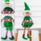Szín: zöld manó baba - Piros zöld plüss karácsonyi manók dekorációk babák nagy méretű puha kitömött 2023 Navidad