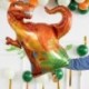 Szín: sétáló Rex - 1db dinoszaurusz lufi sétáló dinoszaurusz 18 hüvelykes dinoszaurusz kerek fólia lufi rajzfilm