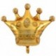 Szín: Arany söröskorsó - Új 1db Ötpontos Princess Crown söröskorsó Fólia lufi Arany lufik születésnapi party