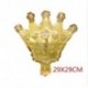 Szín: Arany söröskorsó - Új 1db Ötpontos Princess Crown söröskorsó Fólia lufi Arany lufik születésnapi party
