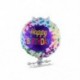 Szín: 15 - 50db Mix18Inch Boldog születésnapot Balloon Fólia Globos Hélium Lakásdíszek Mylar Balls Gyerek Party
