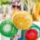 Szín: mosolygós banán - 1db Gyümölcsök Zöldségek Lufi Nyári Party Dekor eper ananász görögdinnye golyó hélium