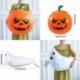 Szín: szellem - Nagy méretű pók tökfejű léggömbök felfújható függő szellem léggömb Halloween otthoni kert