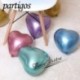 Szín: arany - 12 hüvelykes 10db Króm lufi Szívballon Fém latex hélium Lufi Globos születésnapi party dekoráció