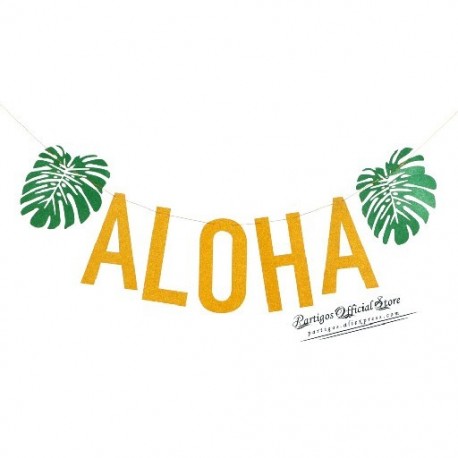 Szín: 21 cm-es aloha banner -