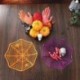 Fekete szín - Halloween otthoni dekorációk Pókháló forma Gyümölcskosár Cukorka Tál Édességek Tányérok Gyerekek